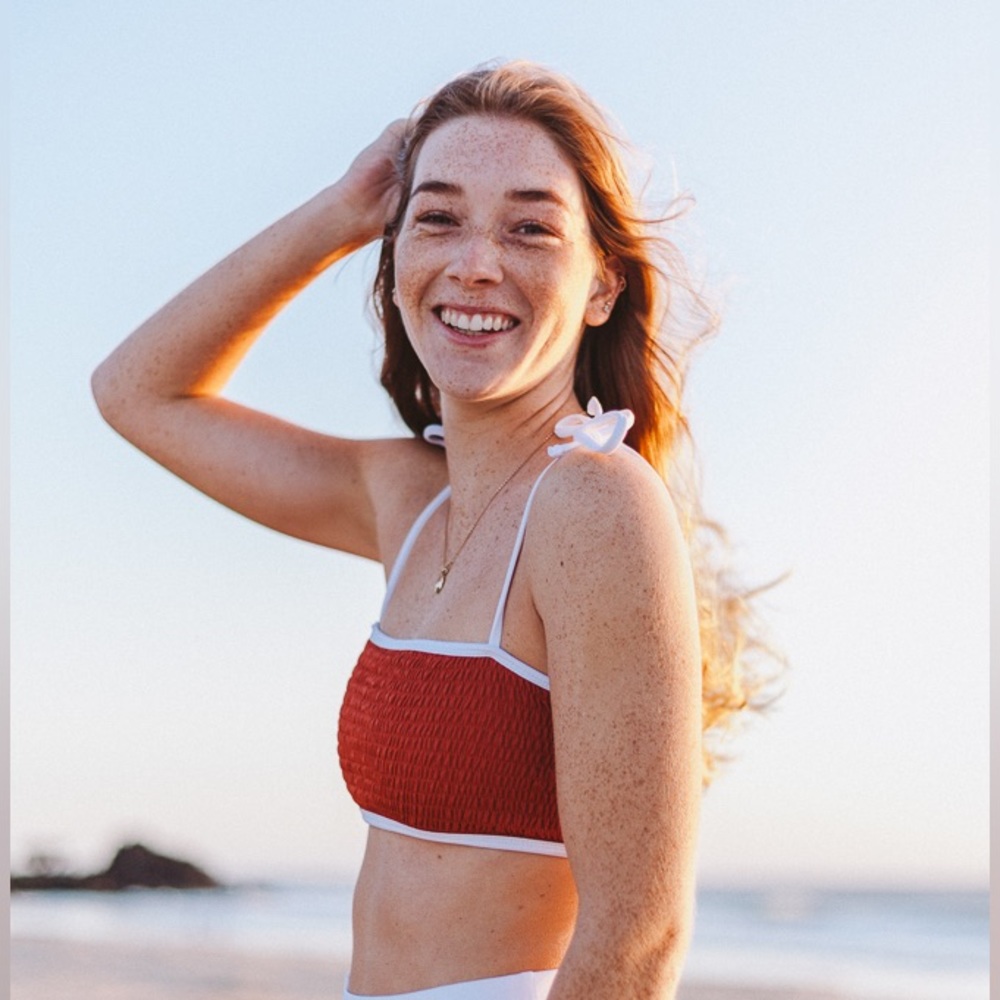 Lilja the Label “Ella” ruched bandeau top